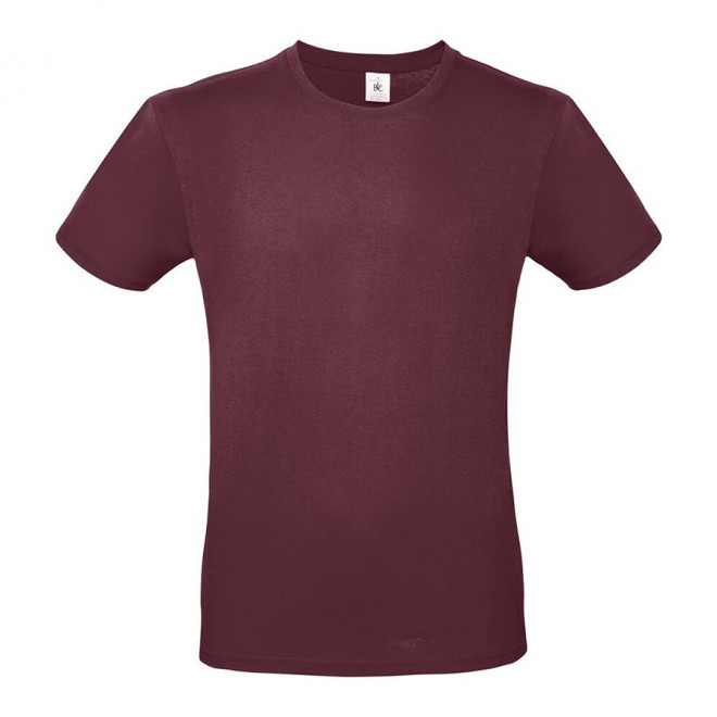 TEE-SHIRT HOMME B&C PERSONNALISABLE 'PALTO 145G' - burgundy