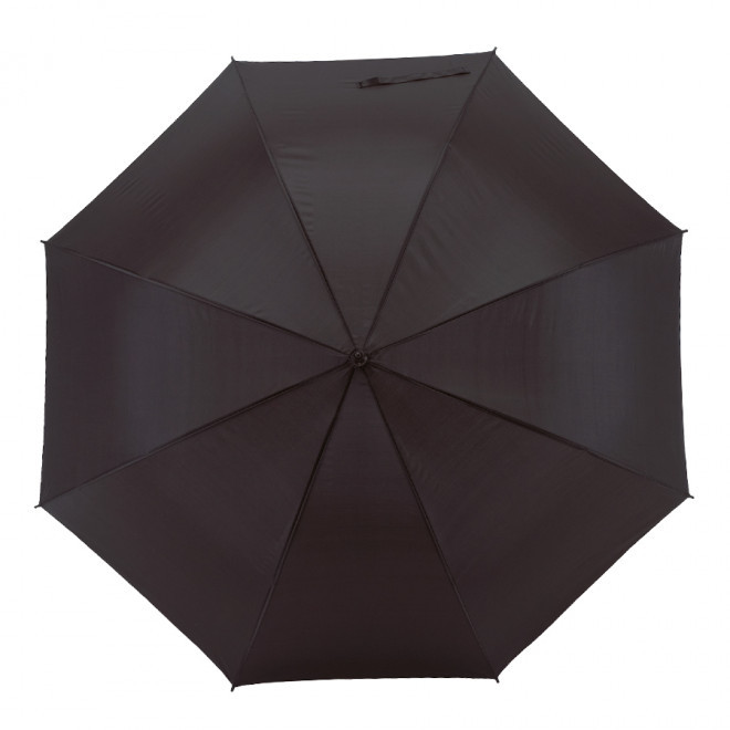 PARAPLUIE DEMI-GOLF MANCHE CANNE A OUVERTURE AUTOMATIQUE 'SUBWAY' - noir