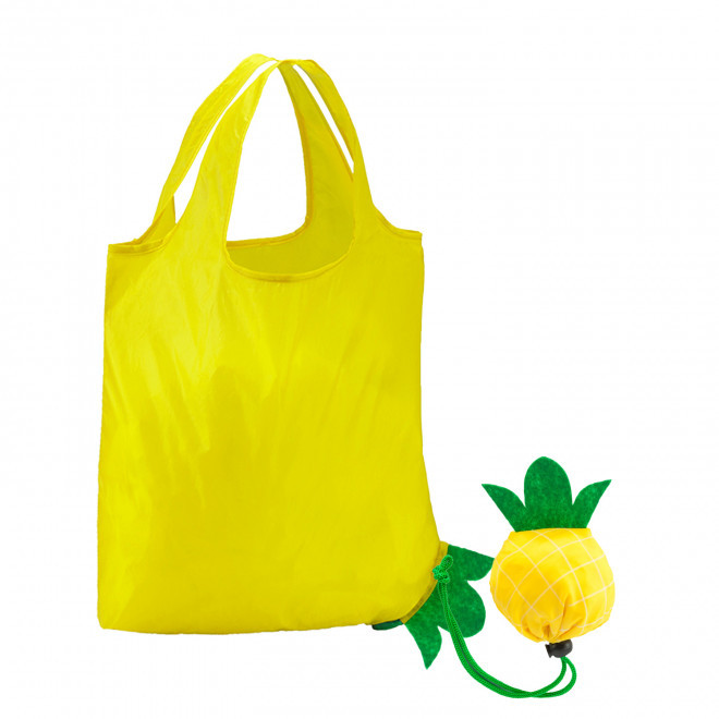 SAC SHOPPING PLIABLE PERSONNALISABLE 'MAXIFRUITY' - ananas