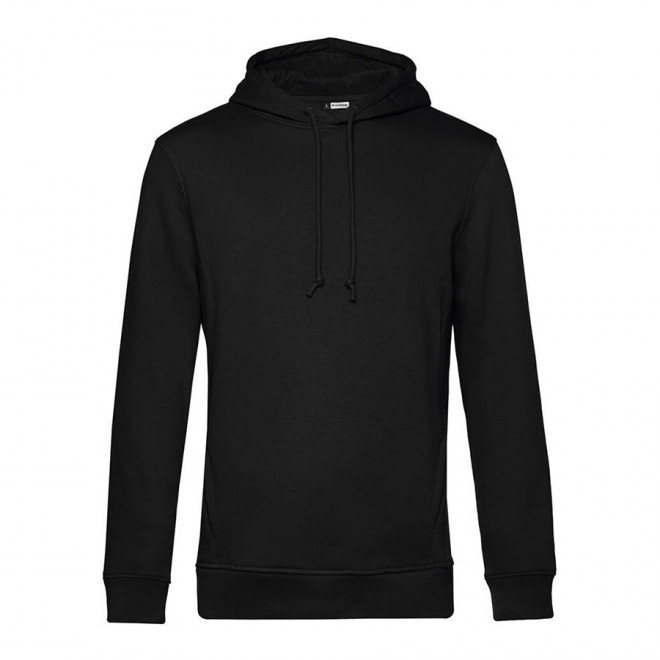 SWEAT-SHIRT PERSONNALISABLE CAPUCHE B&C® 'HODA' - noir