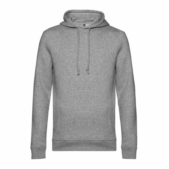 SWEAT-SHIRT PERSONNALISABLE CAPUCHE B&C® 'HODA' - gris