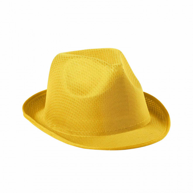 CHAPEAU SANS BANDEAU PERSONNALISABLE 'BRAZ' - jaune