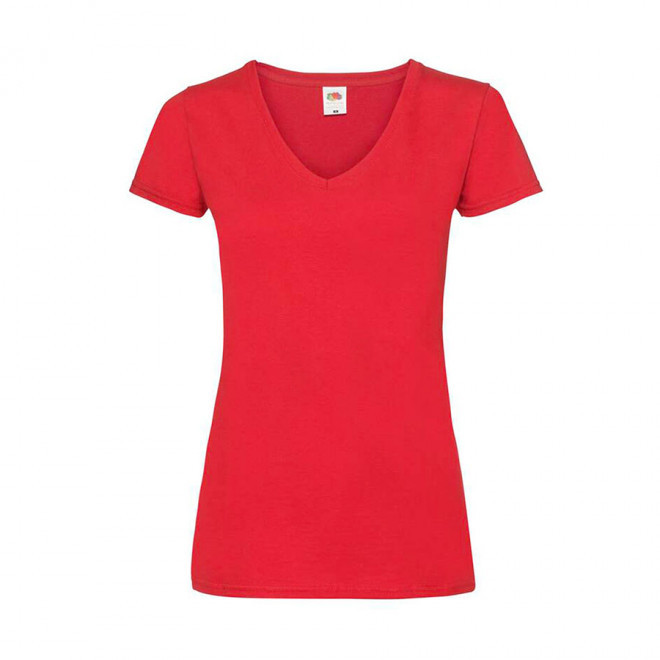 TEE-SHIRT PERSONNALISABLE FEMME V FTL® 'MAGUISTA' - rouge