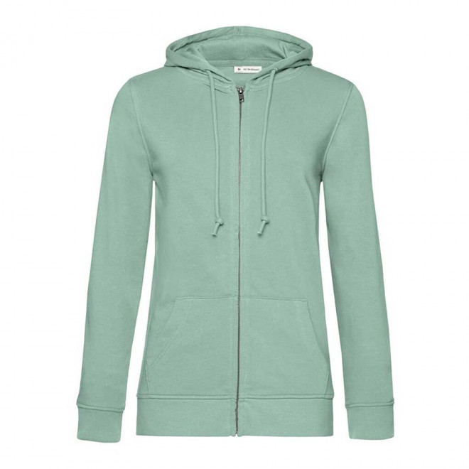SWEAT ZIPPE PERSONNALISABLE FEMME B&C® 'HARISTO' - sauge