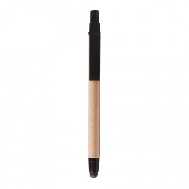 STYLO STYLET PERSONNALISÉ 'ECOTOUCH' - noir