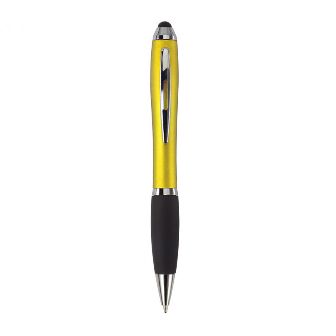 STYLO STYLET PUBLICITAIRE MINE NOIRE 'NASH' - jaune