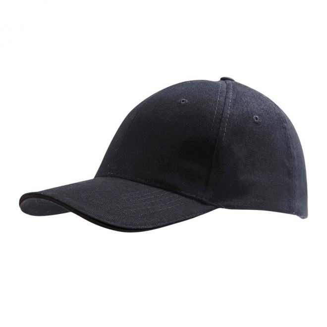 CASQUETTE PUBLICITAIRE 'BUFFALO' 260 GR/M² - noir