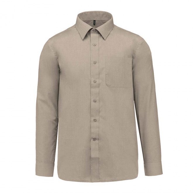 CHEMISE PUBLICITAIRE HOMME ML 'KARIBAN' - beige