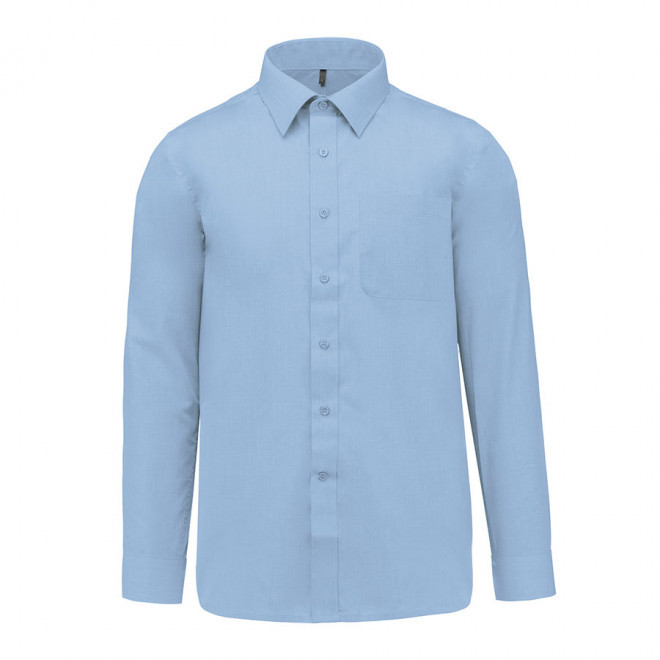 CHEMISE PUBLICITAIRE HOMME ML 'KARIBAN' - bleu ciel