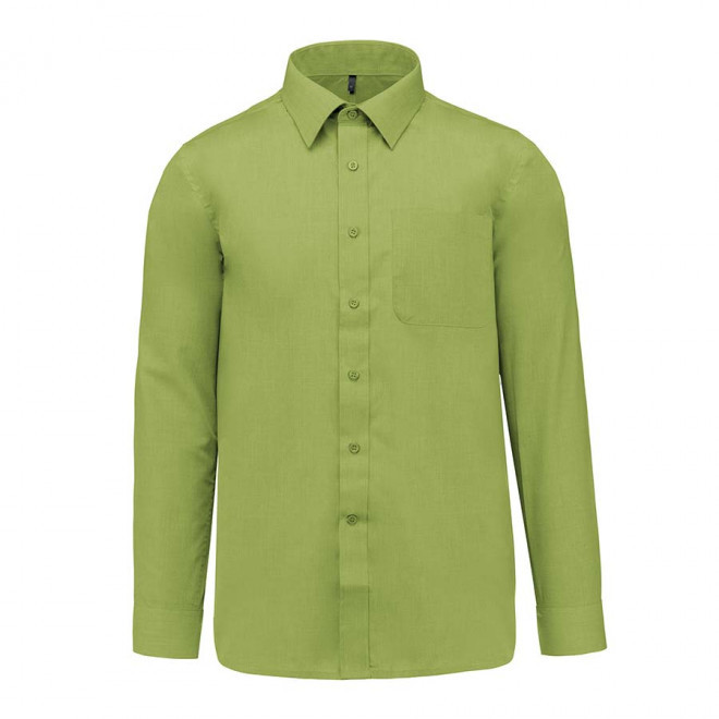 CHEMISE PUBLICITAIRE HOMME ML 'KARIBAN' - citron vert