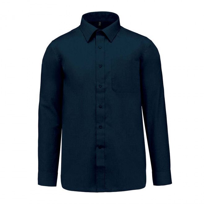 CHEMISE PUBLICITAIRE HOMME ML 'KARIBAN' - marine