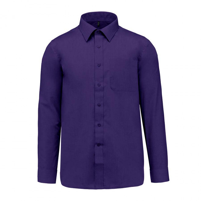 CHEMISE PUBLICITAIRE HOMME ML 'KARIBAN' - violet
