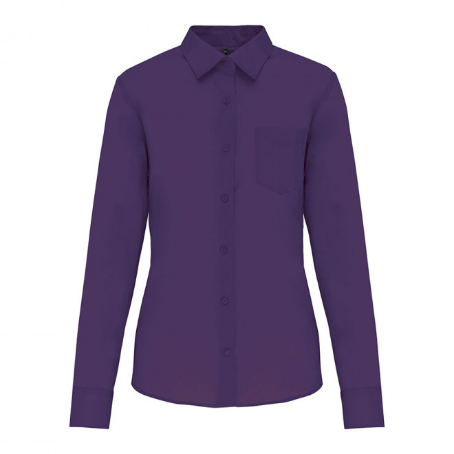 CHEMISE PUBLICITAIRE FEMME ML 'KARIBAN' - violet