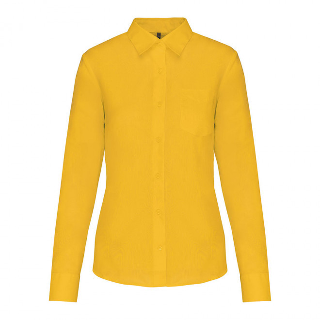 CHEMISE PUBLICITAIRE FEMME ML 'KARIBAN' - jaune