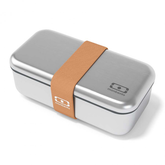 LUNCH BOX PERSONNALISABLE ACIER MB SENSE MONBENTO® 'RIOM' - acier