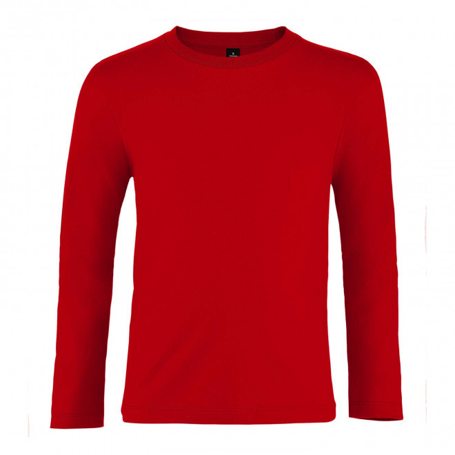 TEE-SHIRT PERSONNALISABLE ENFANT ML 'IMPERIAL LSL KIDS' - rouge