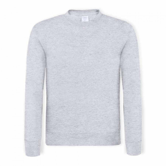 SWEAT PERSONNALISABLE COL ROND 'SANDO' - gris