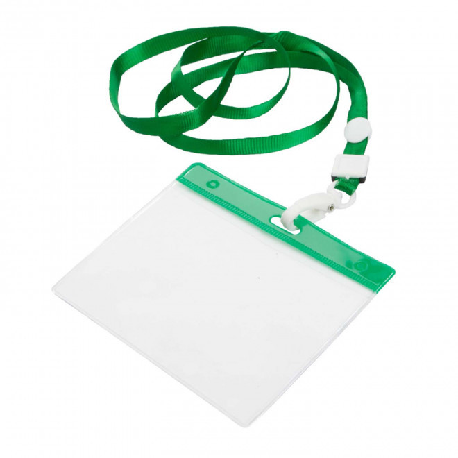 TOUR DE COU AVEC PORTE-BADGE 'PICOBELLO' - vert