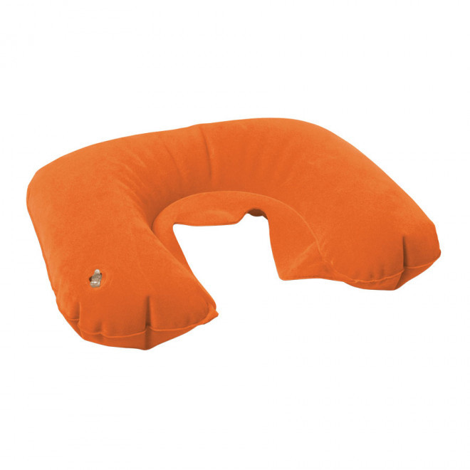 COUSSIN GONFLABLE PUBLICITAIRE DE VOYAGE 'VIAGIO' - orange