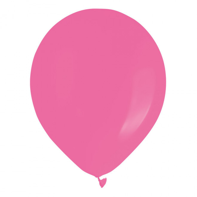 LOT DE 100 BALLONS DE BAUDRUCHE PUBLICITAIRES ø25 CM 'LUFT' - rose