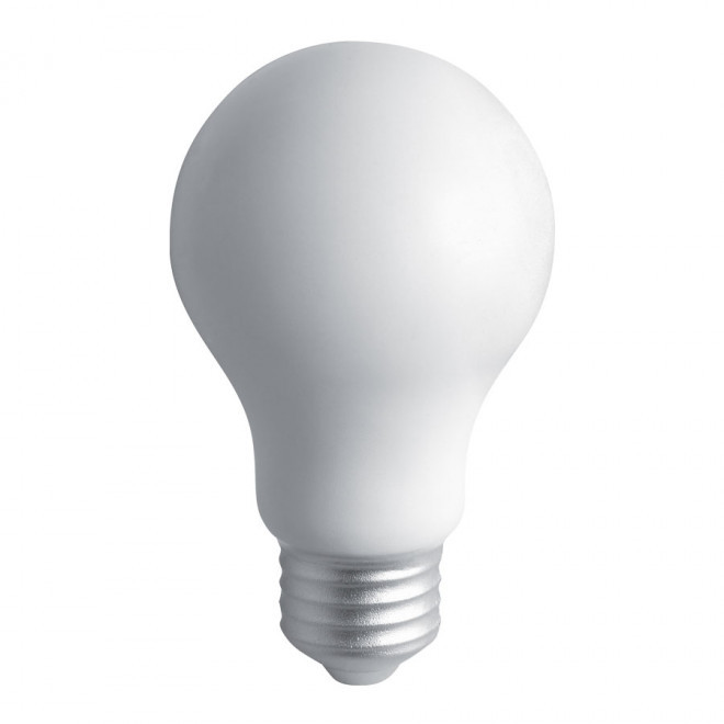 ANTI-STRESS PUBLICITAIRE AMPOULE 'LIGHT' - blanc