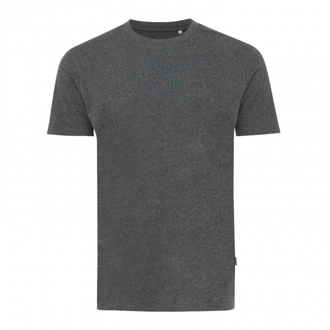 TEE-SHIRT PERSONNALISABLE MIXTE NON TEINT IQONIQ 'MANUEL' - gris anthracite
