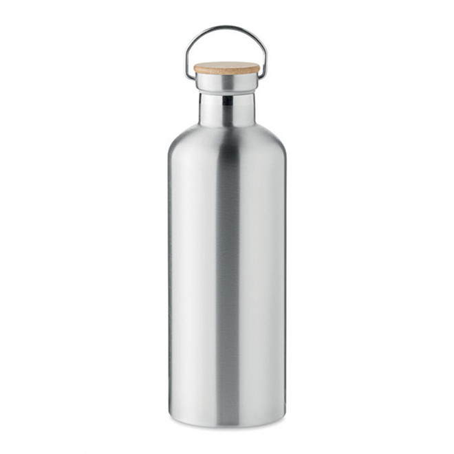 BOUTEILLE ISOTHERME PERSONNALISABLE 1,5L 'HOLLY' 4J - argenté mat