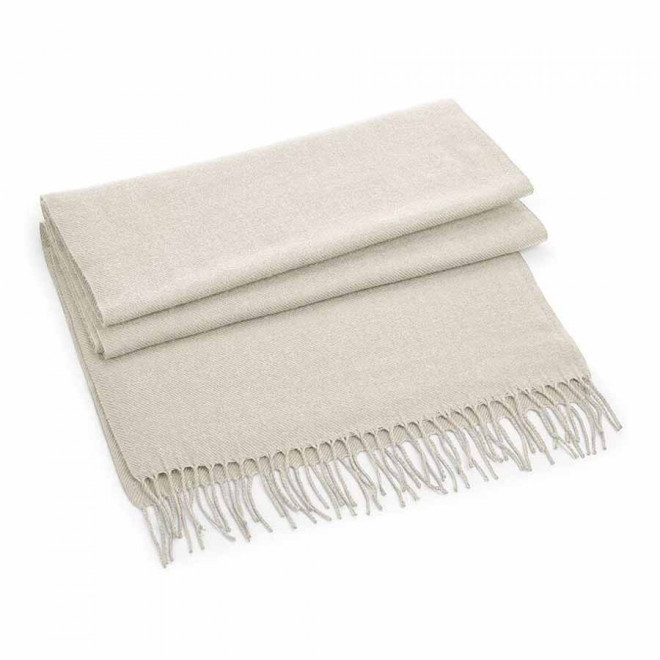 ECHARPE PERSONNALISABLE TISSEE BEECHFIELD® 'SCARFO'  - amande 