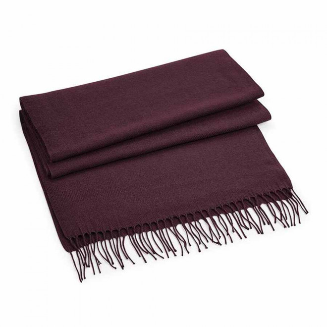 ECHARPE PERSONNALISABLE TISSEE BEECHFIELD® 'SCARFO'  - burgundy
