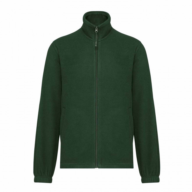 VESTE POLAIRE PERSONNALISABLE 'KARIPOL ZIPPE ELASTIQUE' - vert forêt