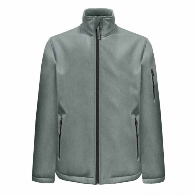 SOFTSHELL HOMME PERSONNALISABLE PEN DUICK 'ATLANTIC' - gris chiné