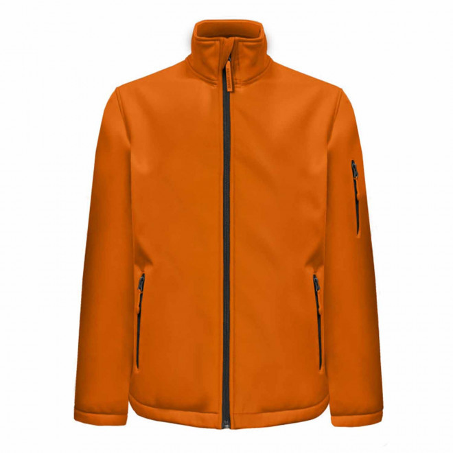 SOFTSHELL HOMME PERSONNALISABLE PEN DUICK 'ATLANTIC' - orange