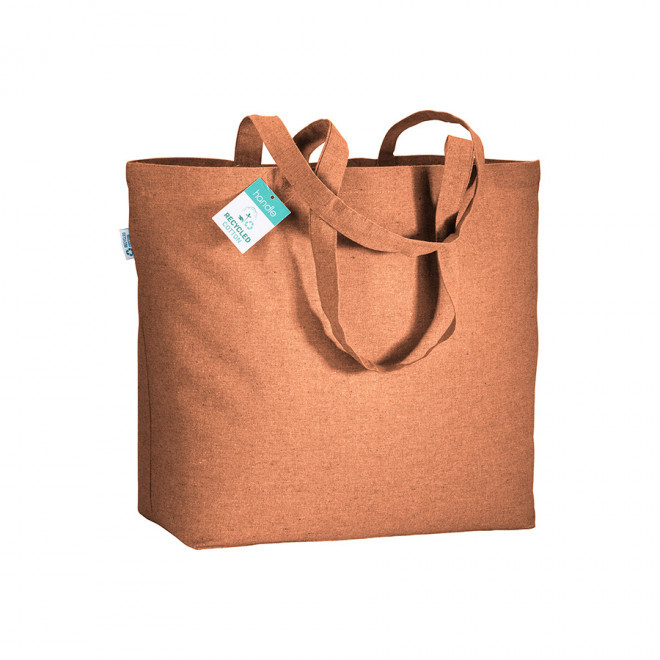 SAC COTON RECYCLE PERSONNALISABLE 190G 'DELICIAS' - orange