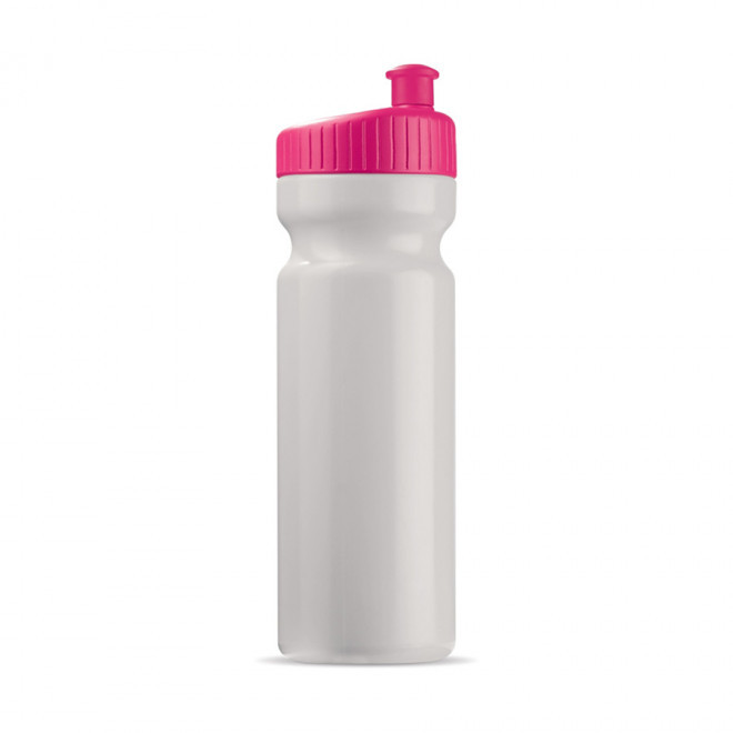 GOURDE OPAQUE PERSONNALISABLE 750ML 'TRAIL' 4J - blanc/rose
