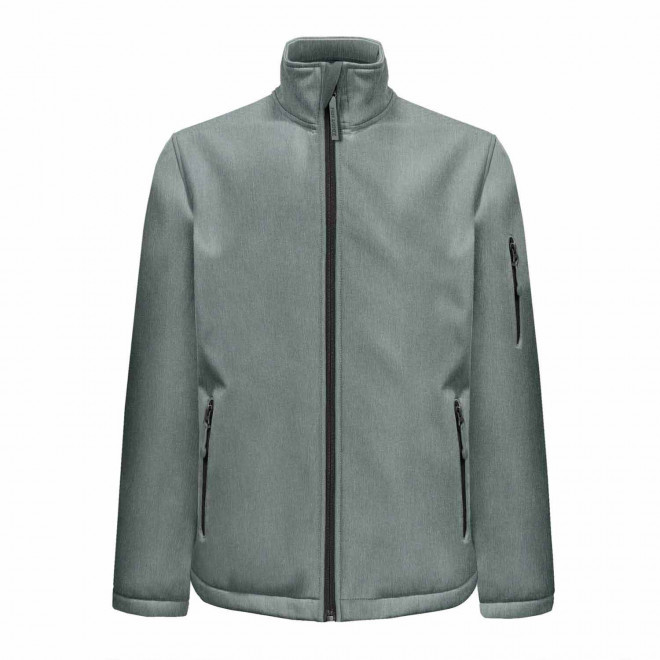SOFTSHELL PERSONNALISABLE FEMME PEN DUICK 'ATLANTIC' - gris chiné