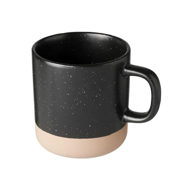 MUG PERSONNALISABLE EN CÉRAMIQUE 'POUNTO' 4 JOURS - noir