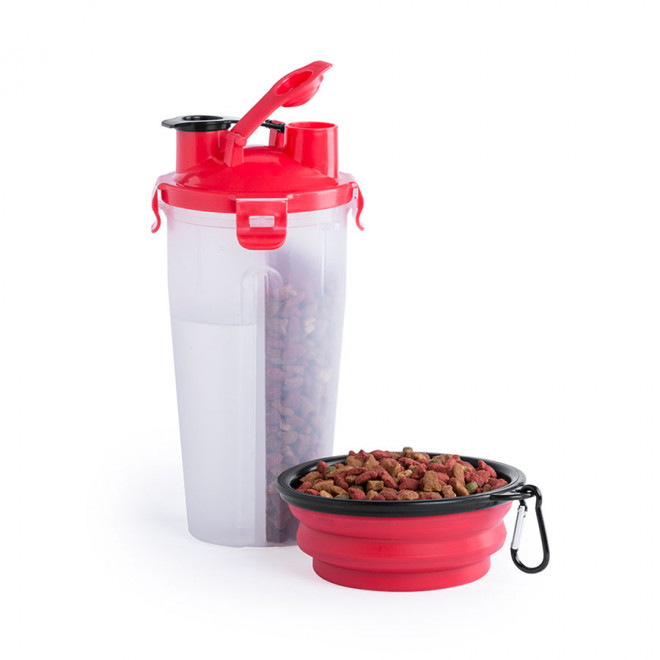 SET GAMELLE PERSONNALISABLE 'KIBEL' - rouge