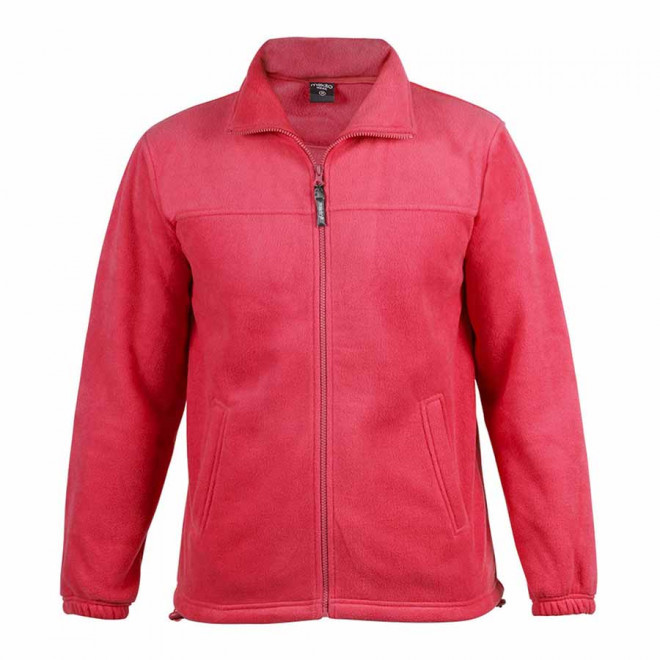 POLAIRE PERSONNALISABLE ZIPPÉE 280G 'COLARI' - rouge