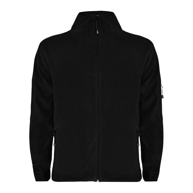 VESTE POLAIRE PERSONNALISÉE HOMME 'LUCIANO' - noir