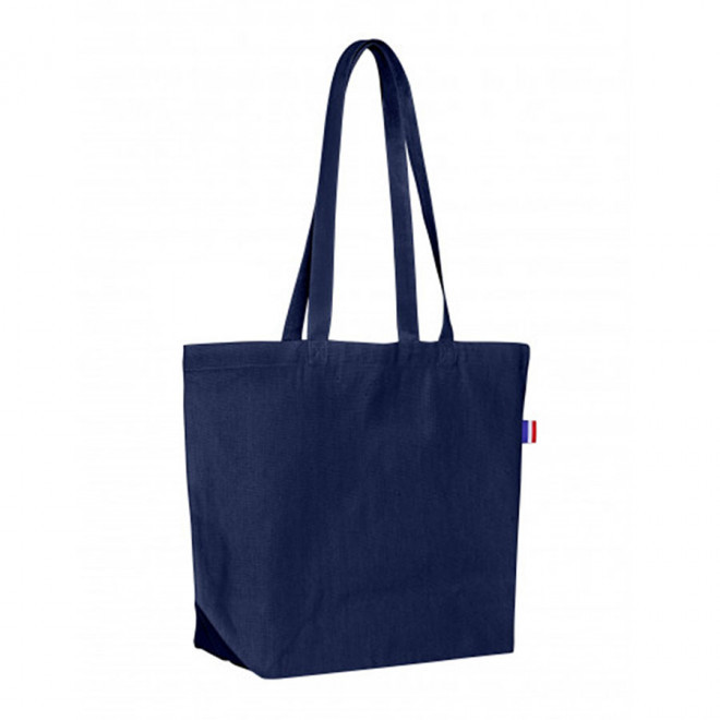 SAC COTON COLORE PUBLICITAIRE 220G 'FLORENT' - bleu marine