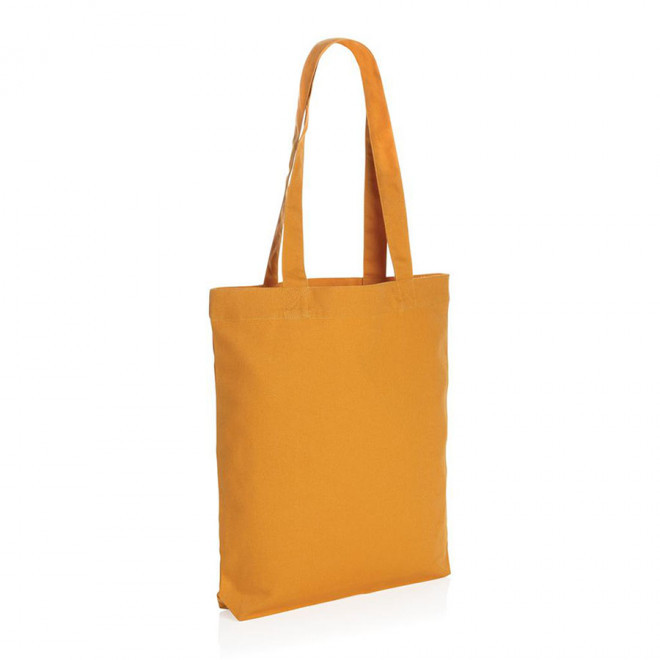 TOTE-BAG PERSONNALISABLE EN TOILE RECYCLE 285G/M² 'OSTU' - orange