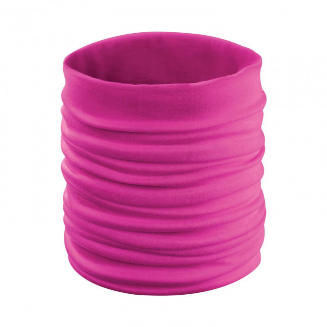 FOULARD TUBE MULTIFONCTION PERSONNALISABLE 'MADY' - rose