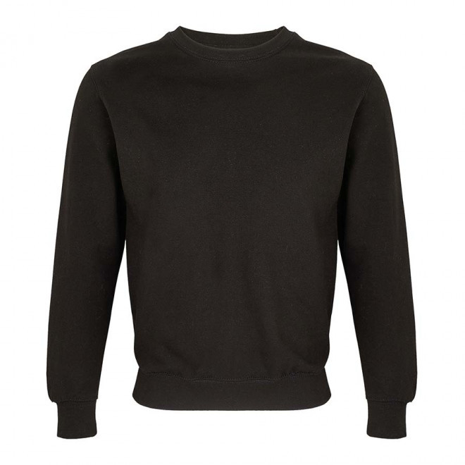 SWEAT COL ROND MIXTE PERSONNALISABLE 'COLUMBIA' - noir