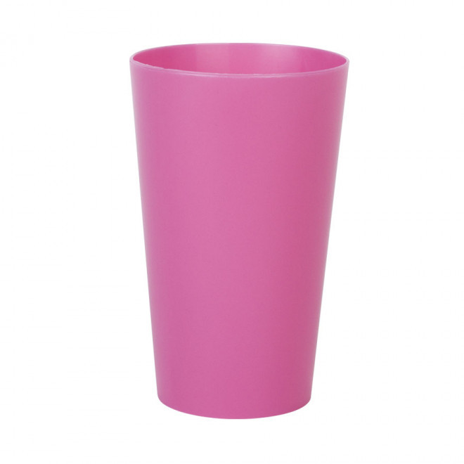 GOBELET PERSONNALISÉ RÉUTILISABLE 30 CL 'CUP' - rose