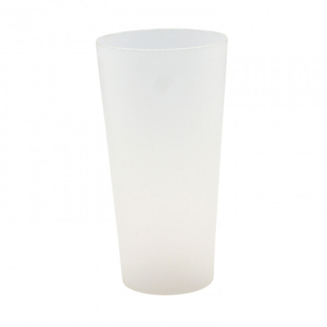 GOBELET PERSONNALISÉ RÉUTILISABLE 60 CL 'CUP' - transparent givré