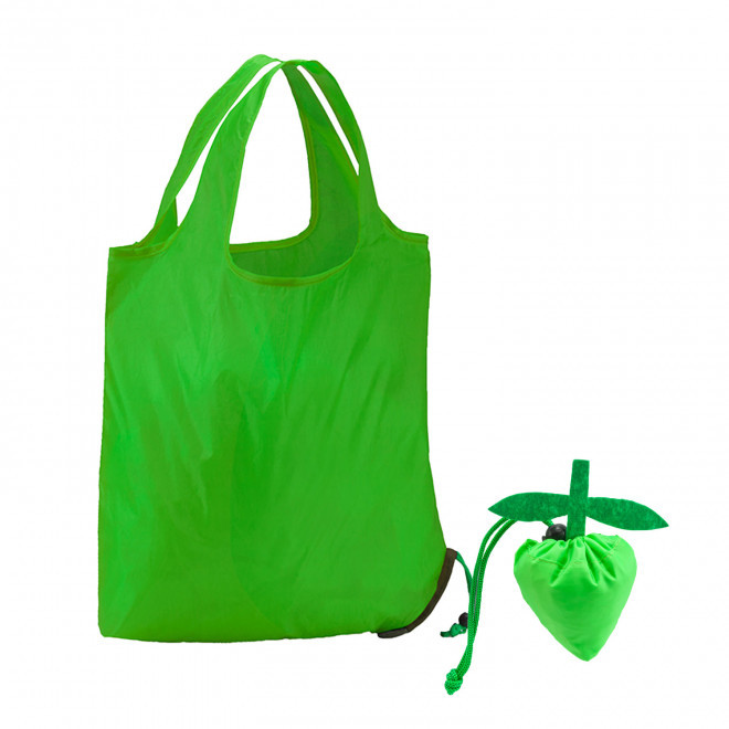SAC SHOPPING PLIABLE PERSONNALISABLE 'MAXIFRUITY' - pomme