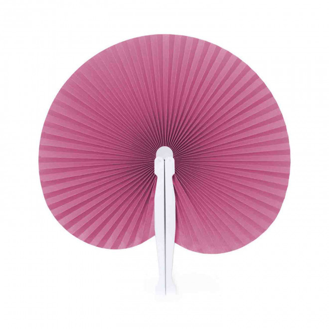 EVENTAIL PUBLICITAIRE PLIABLE 'BREEZE' - rose