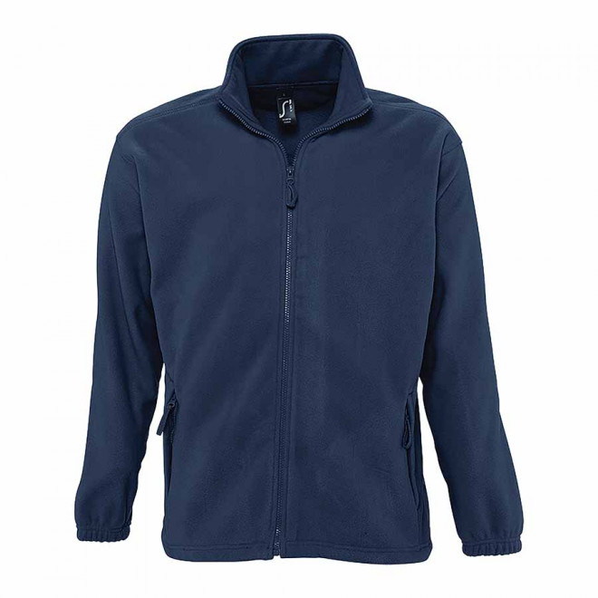 VESTE POLAIRE PUBLICITAIRE ZIPPEE HOMME 'NORTH' EXPRESS 72H - bleu marine