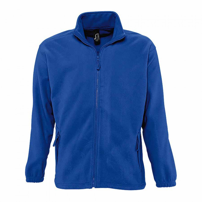 VESTE POLAIRE PUBLICITAIRE ZIPPEE HOMME 'NORTH' EXPRESS 72H - bleu royal