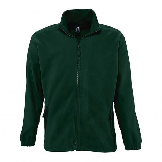 VESTE POLAIRE PUBLICITAIRE ZIPPEE HOMME 'NORTH' EXPRESS 72H - vert sapin